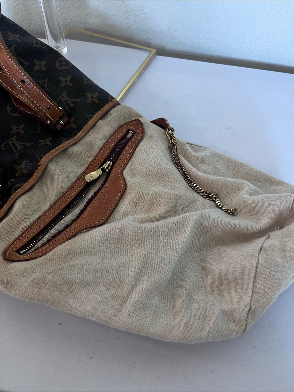 LOUIS VUITTON MONOGRAM PM BUCKET BAG - Picture 13 of 14